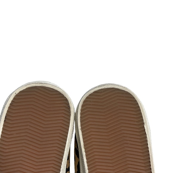 Madewell Sidewalk Low-Top Leopard Print Recycled Canvas Sneaker Size 8.5 - Picture 11 of 15